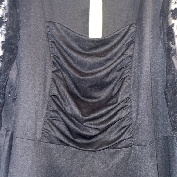 Agnes Orinda Black Dress-3X - Picture 3 of 6